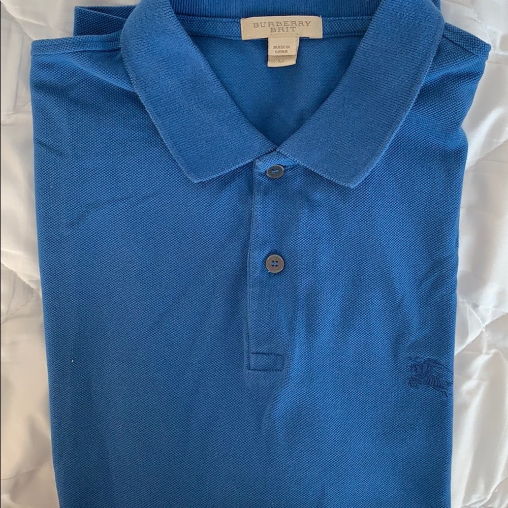 Blue Burberry Brit men’s Polo
